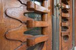 Detail deur.
<br/>
Marcel Westhoff, juli 2016